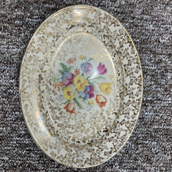 H & K Tunstall Old English Sampler  Platter - Picture 3 of 4